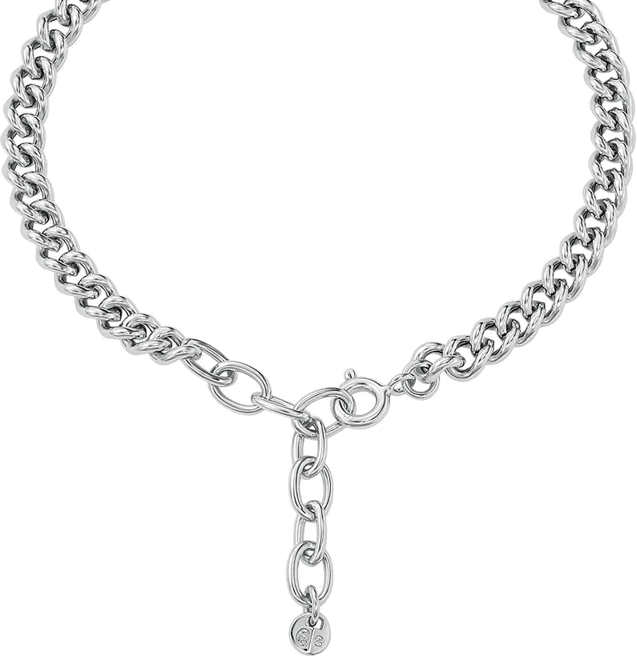 Bracelet femme Michael Kors MKC1601AN040 en argent 925 à maillons avec logo MK cristallisé vue 2