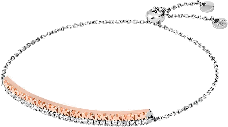 Bracelet Michael Kors MKC1577AN791 pour femme en argent 925 et plaqué or rose