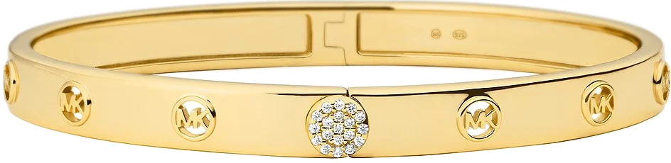 Bracelet Femme Michael Kors MKC1548AN710 en Argent Plaqué Or avec Zircons