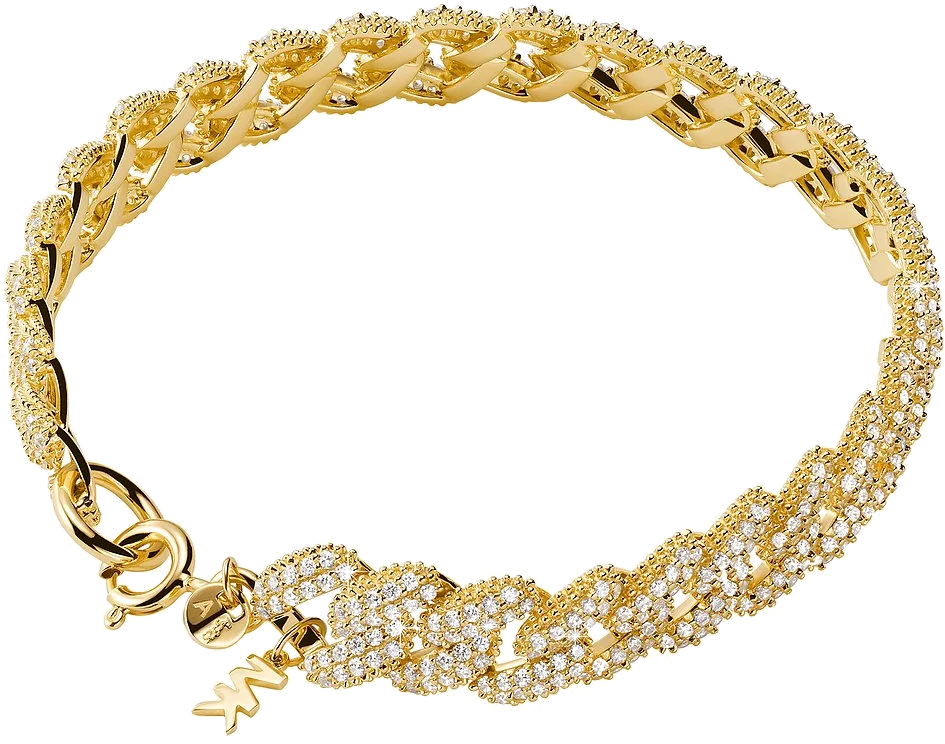 Bracelet pour femme Michael Kors MKC1427AN710 en argent 925 plaqué or avec zircon vue 2