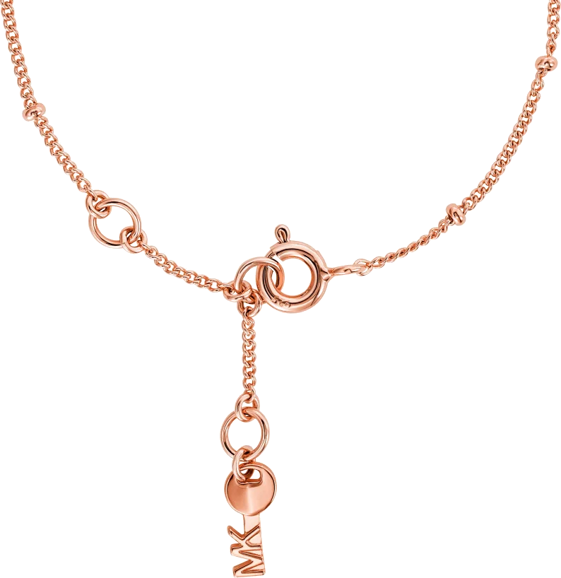 Bracelet Michael Kors Love MKC1118AN791 en argent 925 plaqué or rose pour femme vue 2