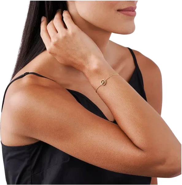 Bracelet montre Michael Kors en acier doré pour femme - Réf. MKC1246AN710 vue 2