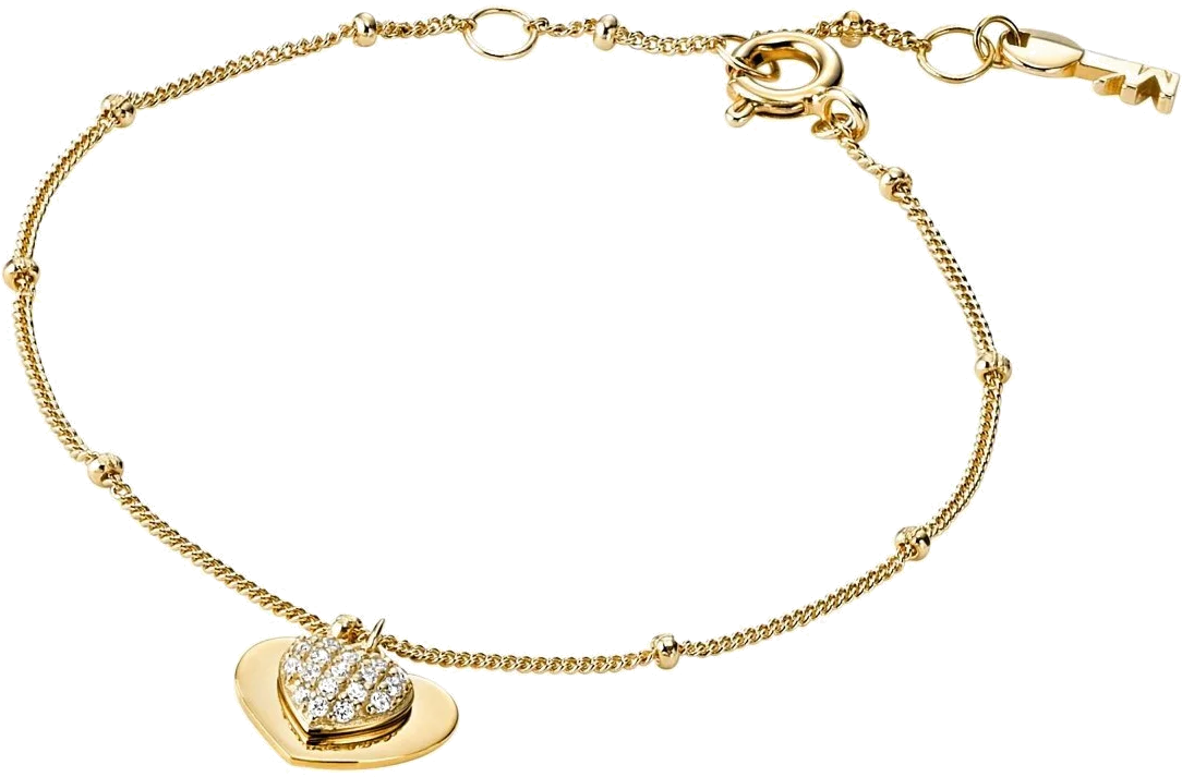Bracelet Michael Kors Love pour Femme en Argent 925 plaqué Or Jaune - Réf. MKC1118AN710