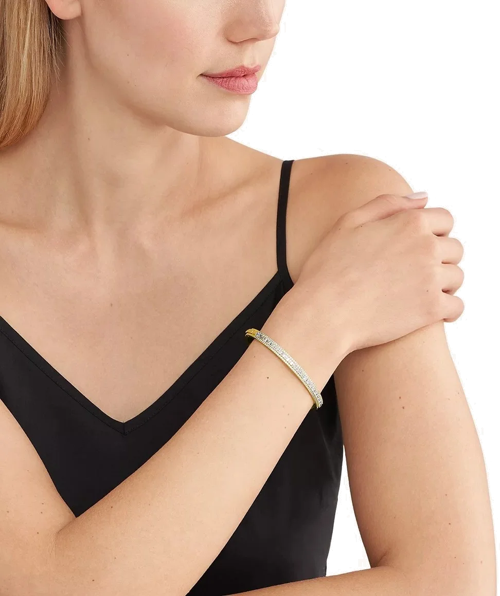 Bracelet Michael Kors Brilliance MKC1636AN710 en argent plaqué or pour femme vue 3