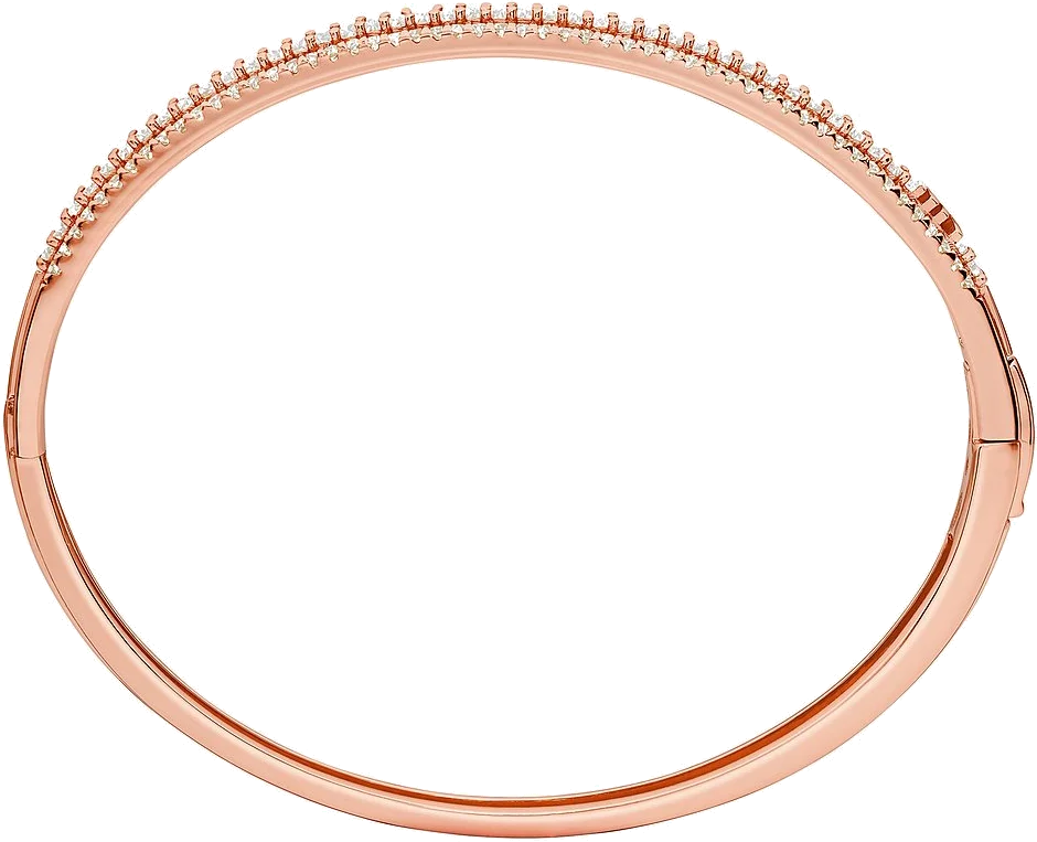 Bracelet Michael Kors MKC1636AN791 en argent 925 plaqué or rose avec zircon, pour femme vue 2