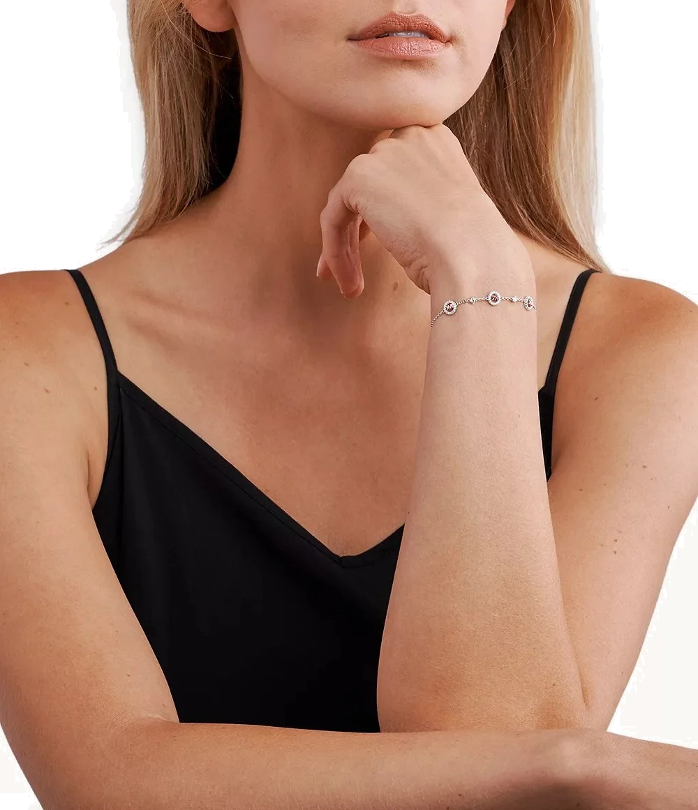 Bracelet coulissant bicolore argent 925 Michael Kors MKC1507AN931 pour femme vue 3