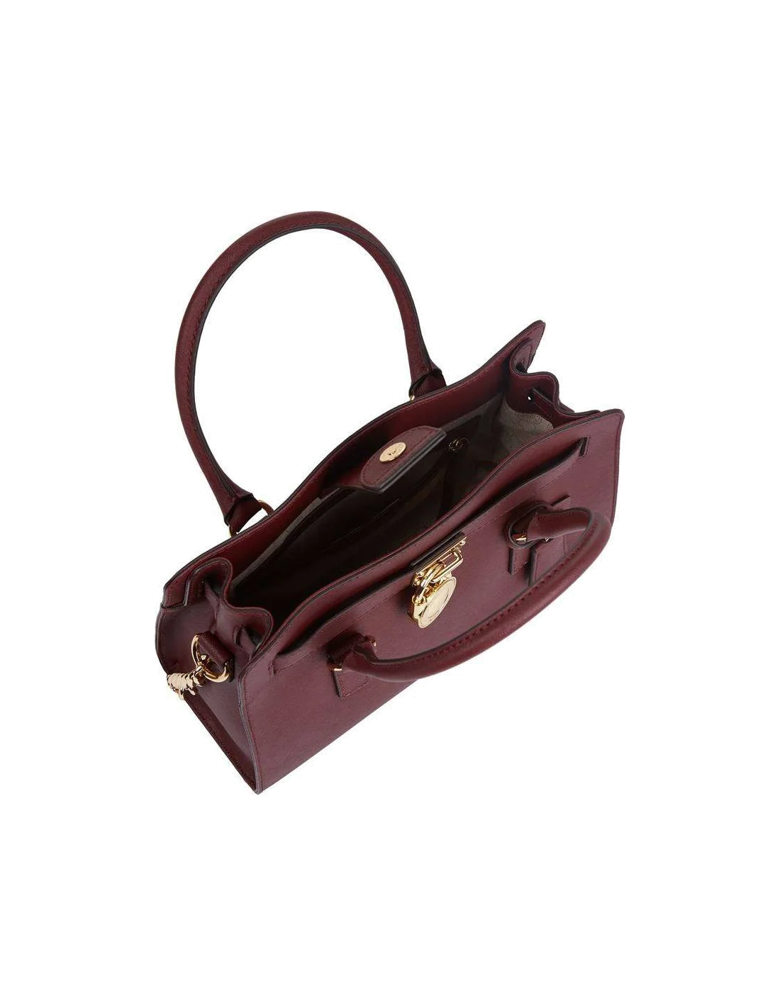 Sac à main Michael Kors  Hamilton Mini Messenger bordeaux vue 3