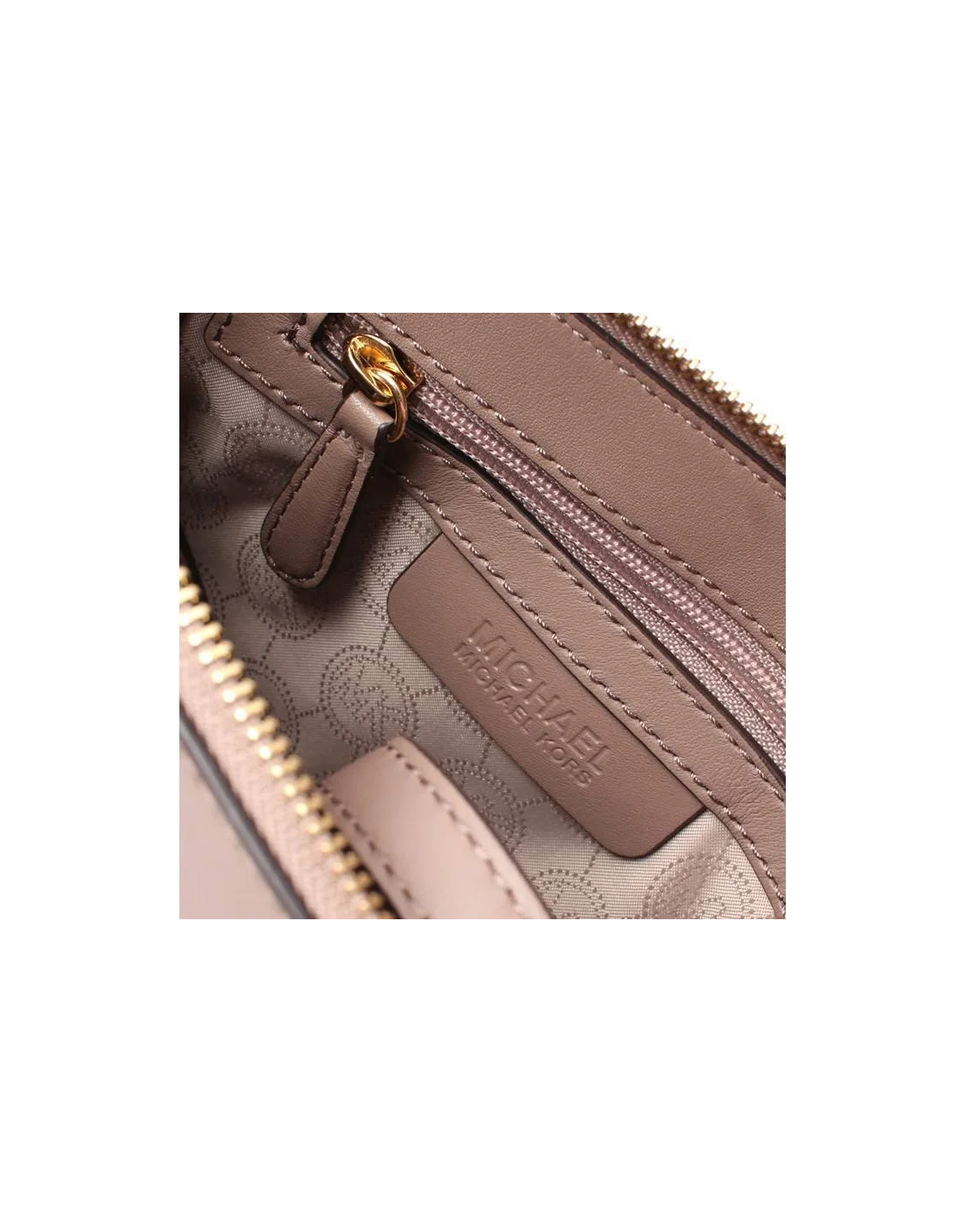 Sac bandoulière Michael Kors Florence Mini Messenger beige vue 2