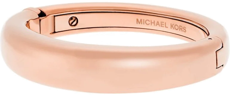 Bracelet rigide Michael Kors MKJ4852791 en acier or rose pour femme