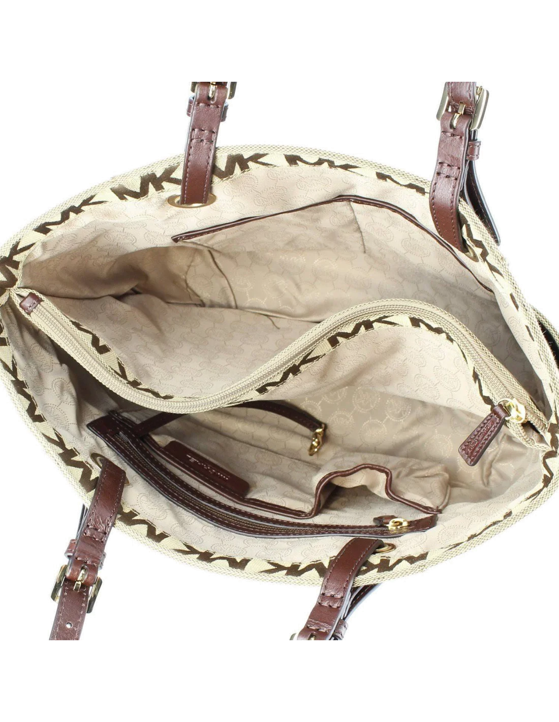 Sac à main Michael Kors Jet Set Item marron vue 2