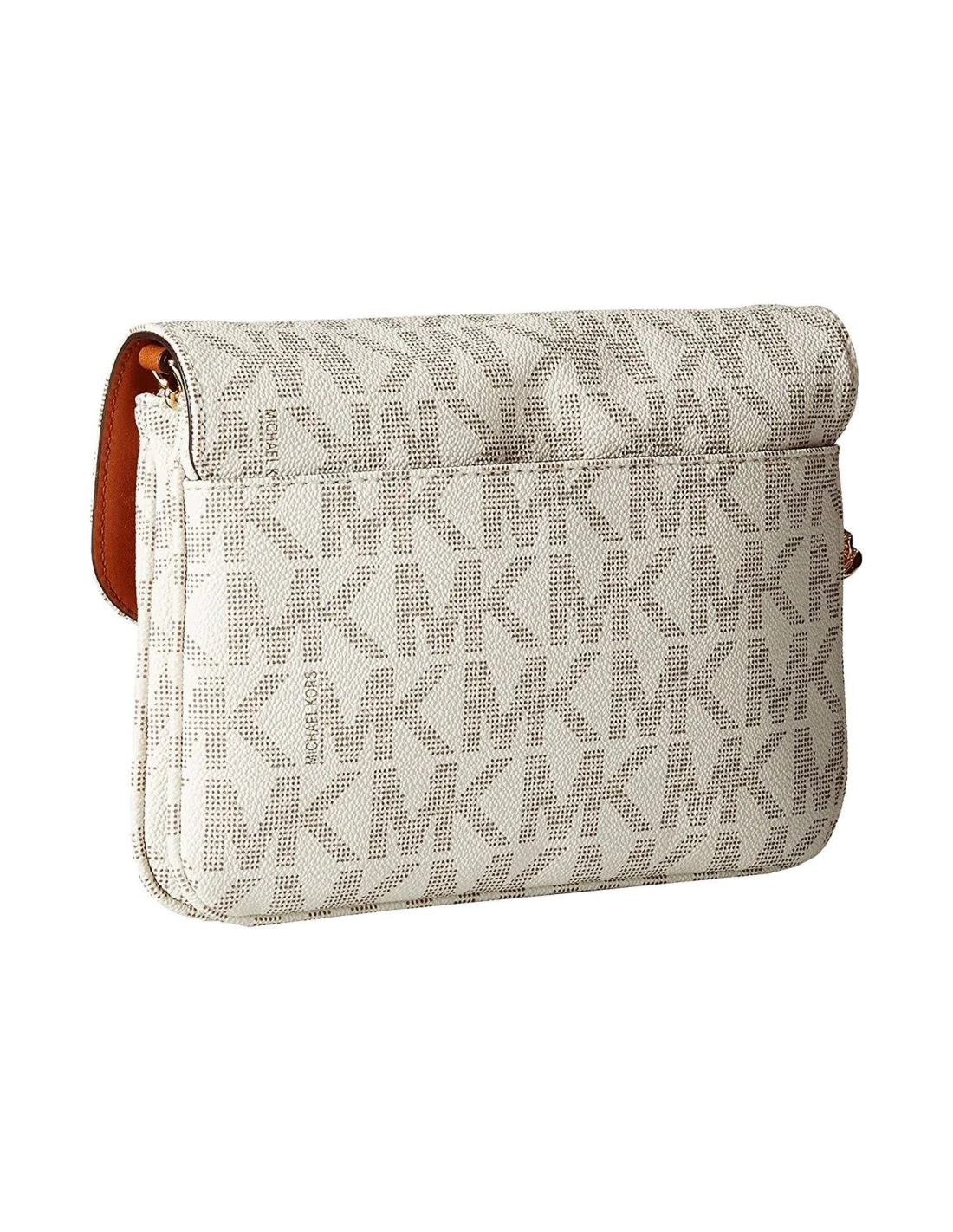 Sac bandoulière Michael Kors Fulton Cuir blanc vue 3