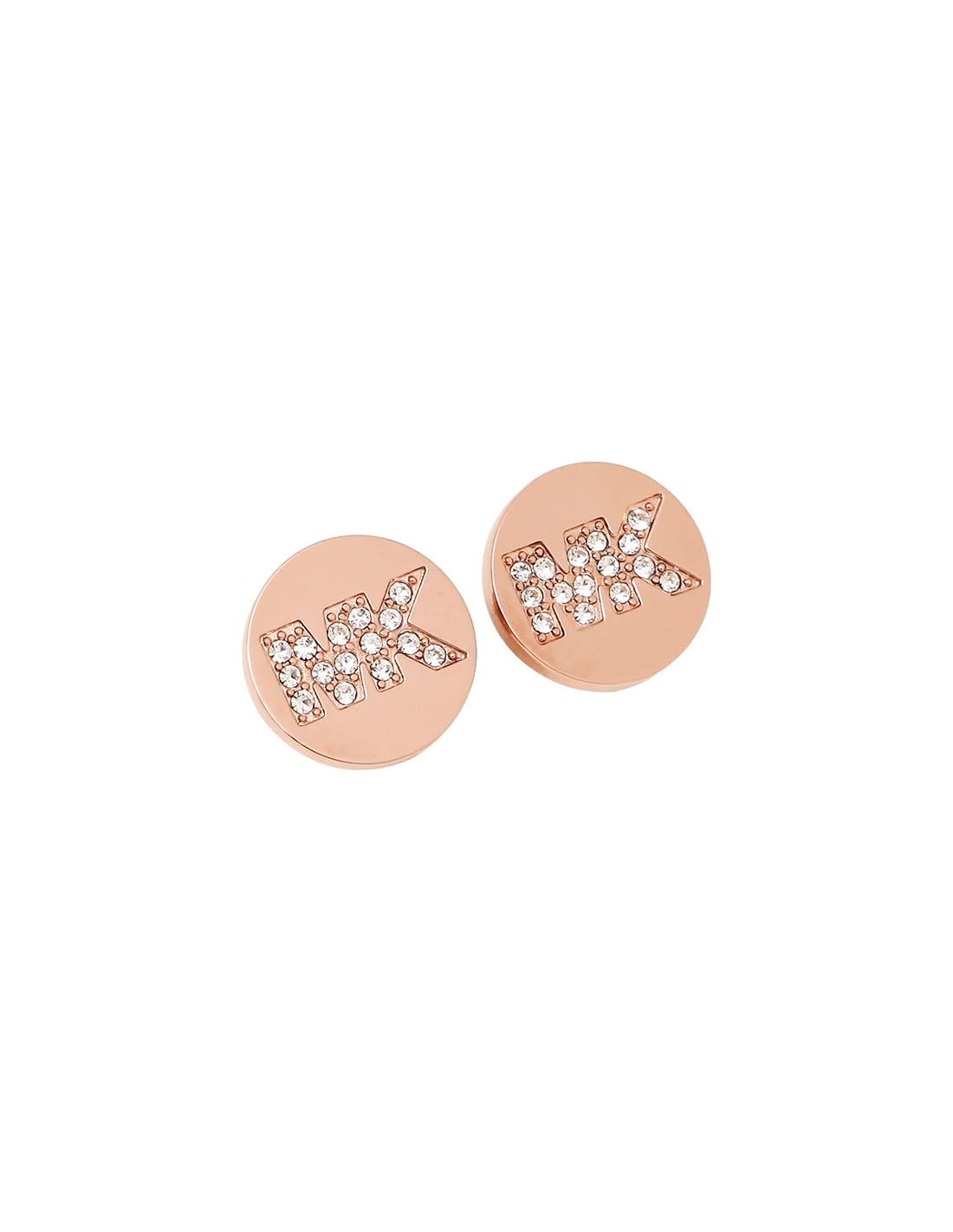 Boucles d'oreilles Michael Kors MKJ4667791 initiales or rose