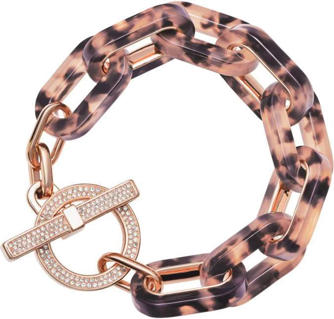 Bracelet Michael Kors Brilliance MKJ4737791 marron écaille de tortue pour femme