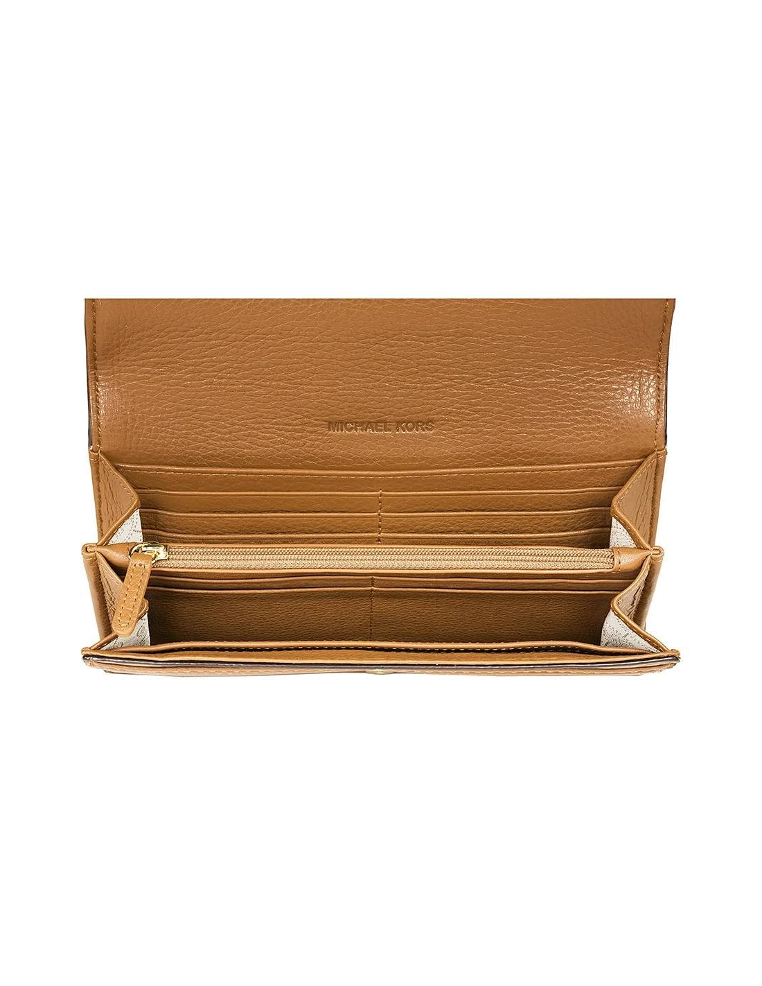 Pochette Michael Kors Fulton cuir marron vue 2