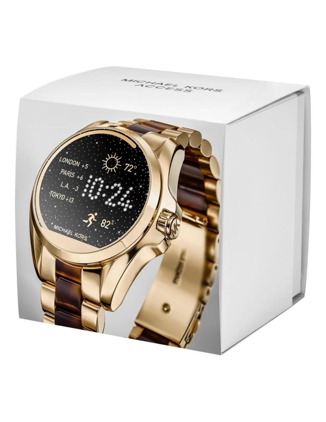 Montre Connectée Femme Michael Kors Access MKT5003 Or / Ecaille vue 4