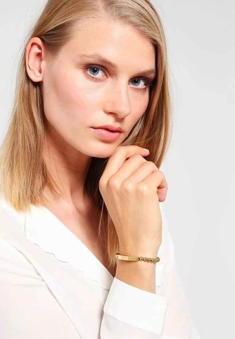 Bracelet Michael Kors MKJ5588710 en acier inoxydable doré pour femme vue 3