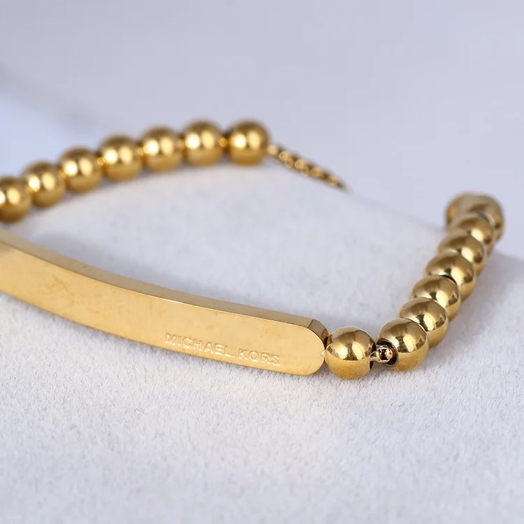 Bracelet Michael Kors MKJ5588710 en acier inoxydable doré pour femme vue 7