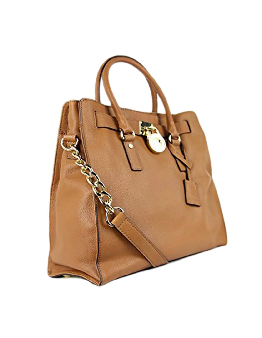 Sac bandoulière Michael Kors Hamilton Camel vue 2