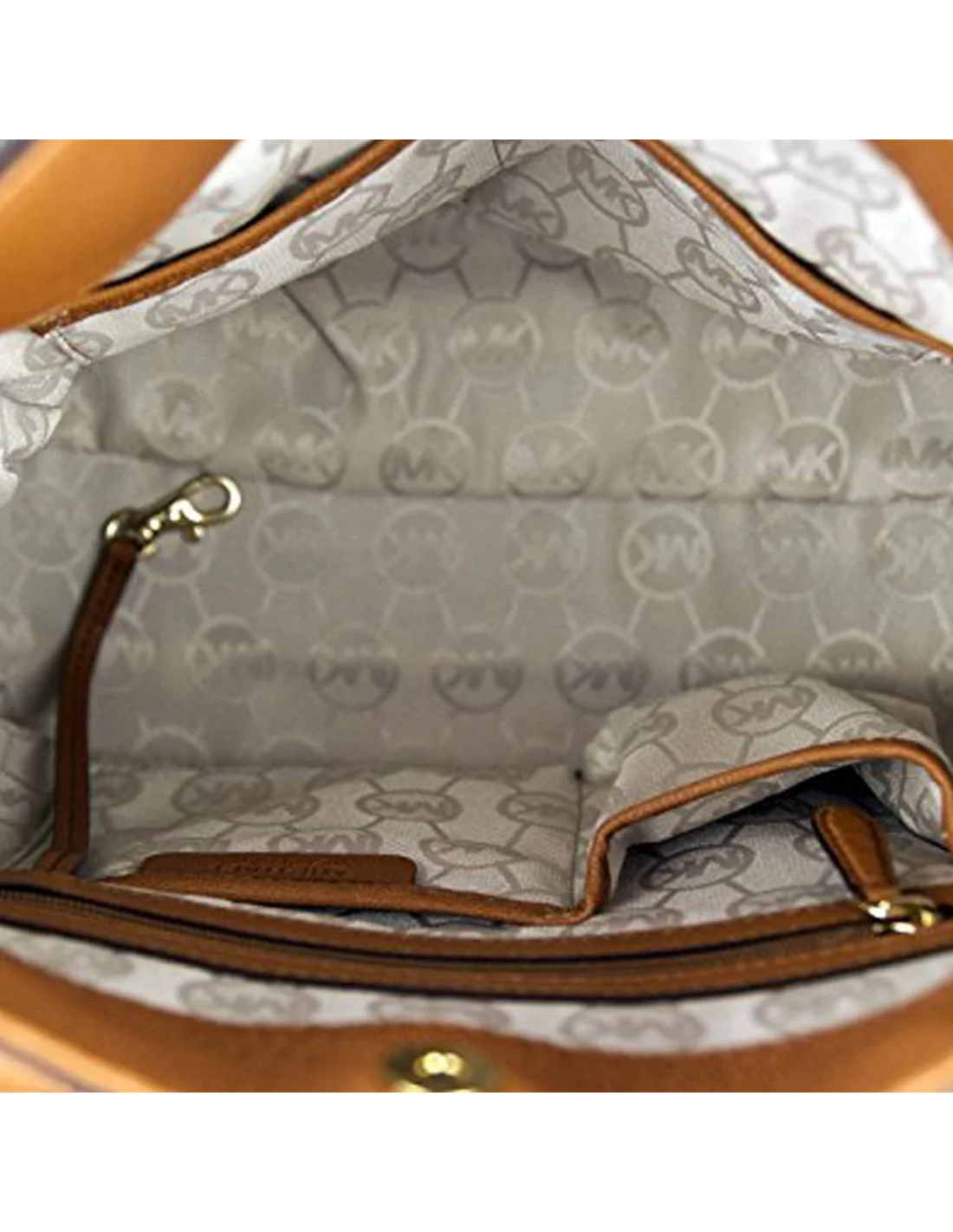 Sac bandoulière Michael Kors Hamilton Camel vue 3