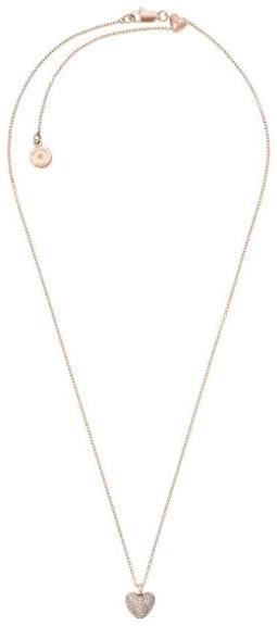 Collier coeur en or rose Michael Kors MKJ6104791 pour femme