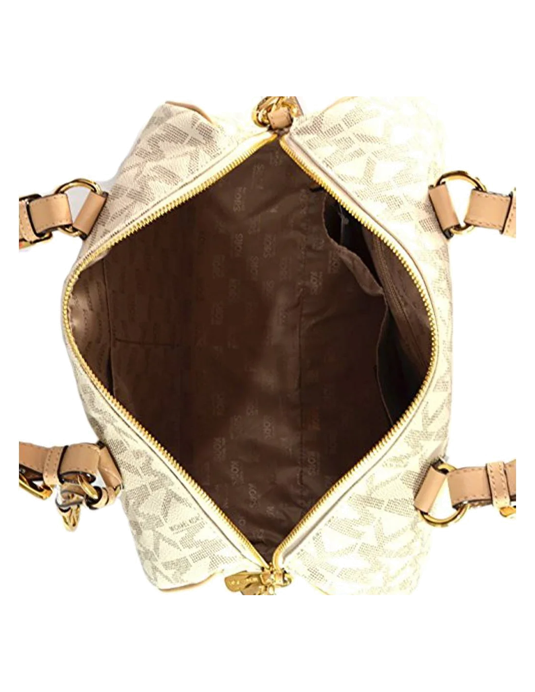 Sac à main Michael Kors Grayson Vanille vue 2