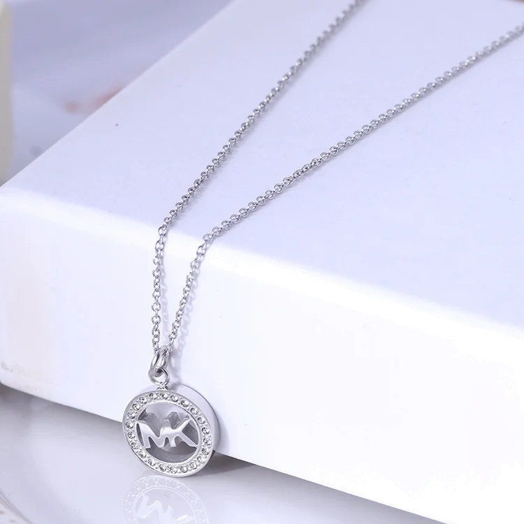 Collier pour femme Michael Kors MKJ4733041 en acier inoxydable argenté vue 2