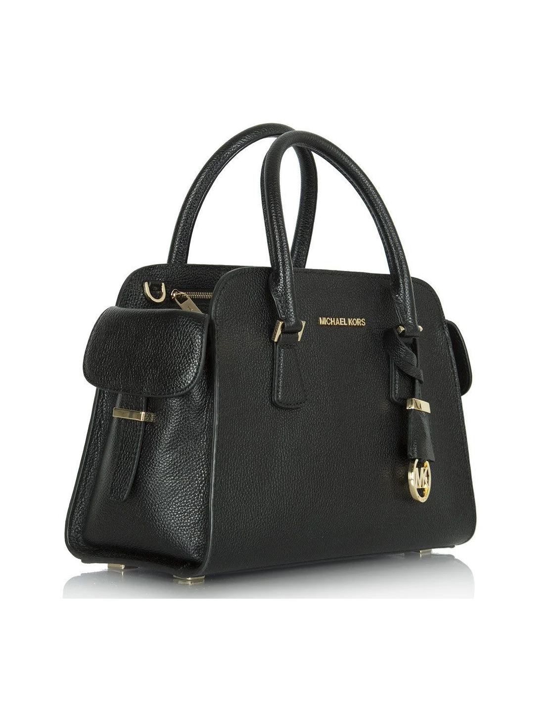 Sac à main Michael Kors Harper cuir Safiano Noir vue 2
