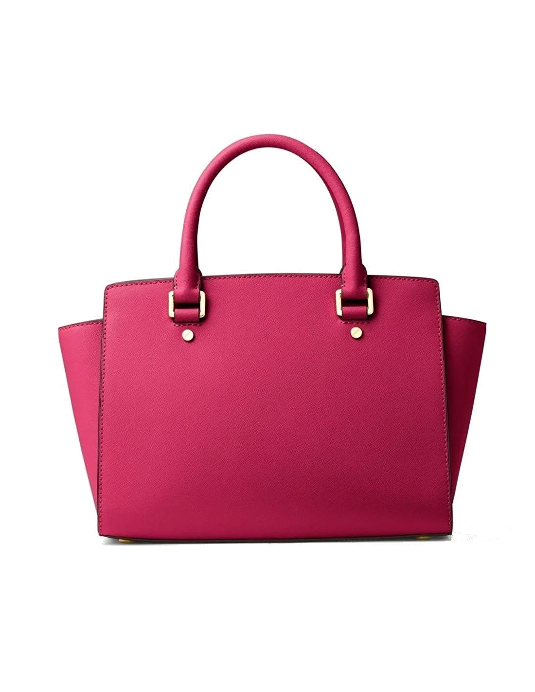 Sac à main Michael Kors Selma cuir saffiano Claret vue 2