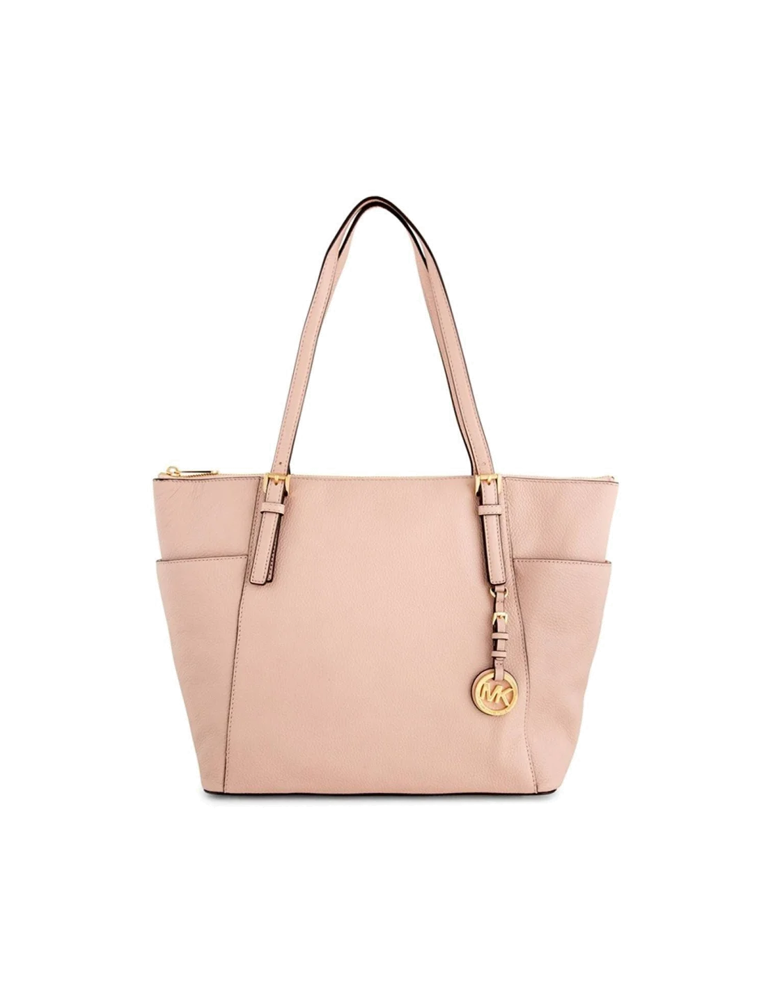 Sac à main Michael Kors Jet Set Large en cuir beige saffiano
