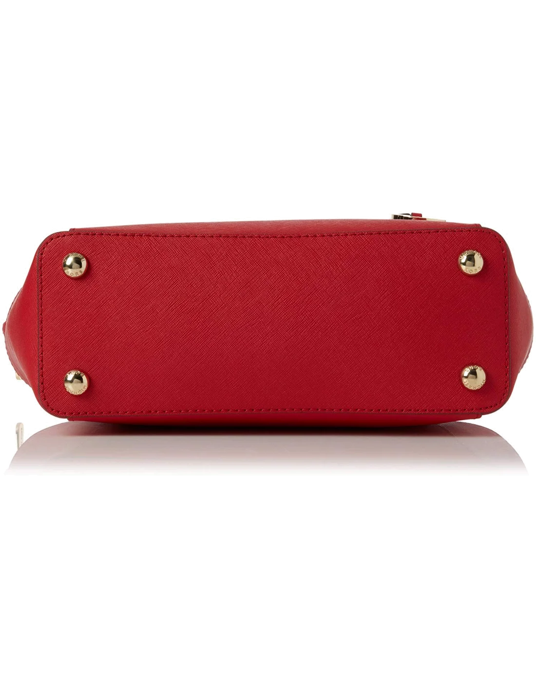 Sac à main  Michael Kors Sac Jet Set en cuir Rouge saffiano à glissière vue 3