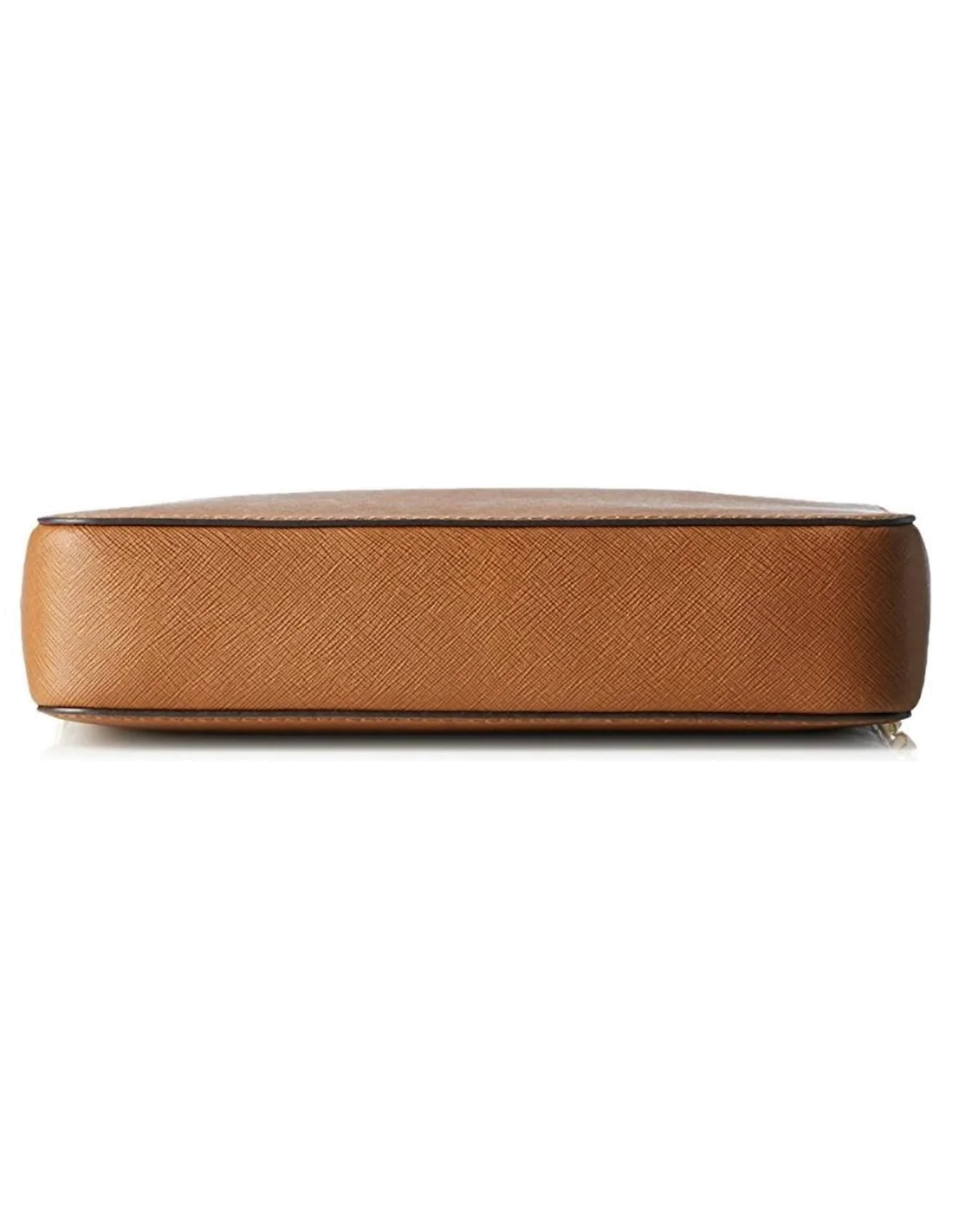 Sac à bandoulière Michael Kors Jet Set en cuir brun Saffiano vue 3