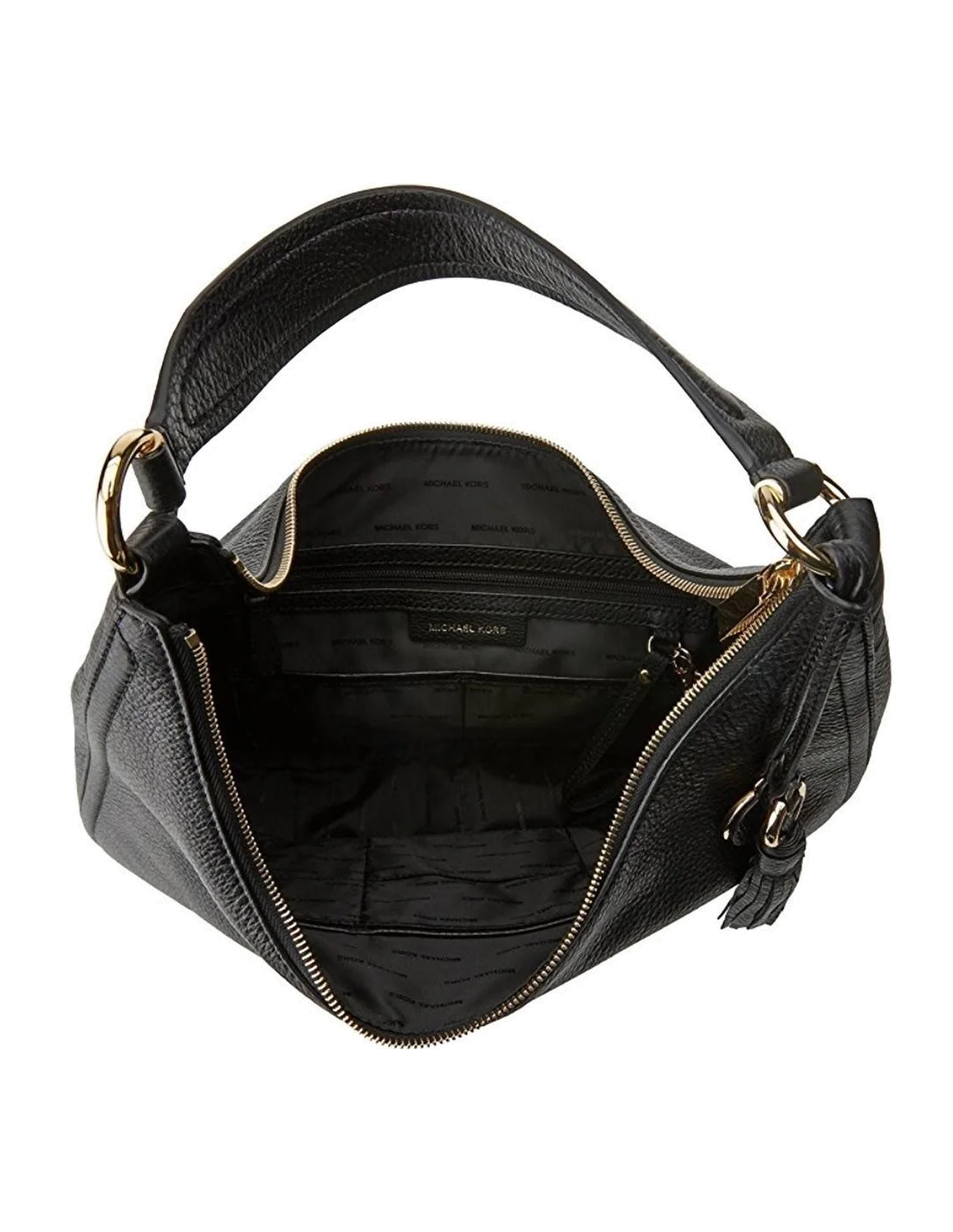 Sac à main Michael Kors Lydia en cuir noir vue 2