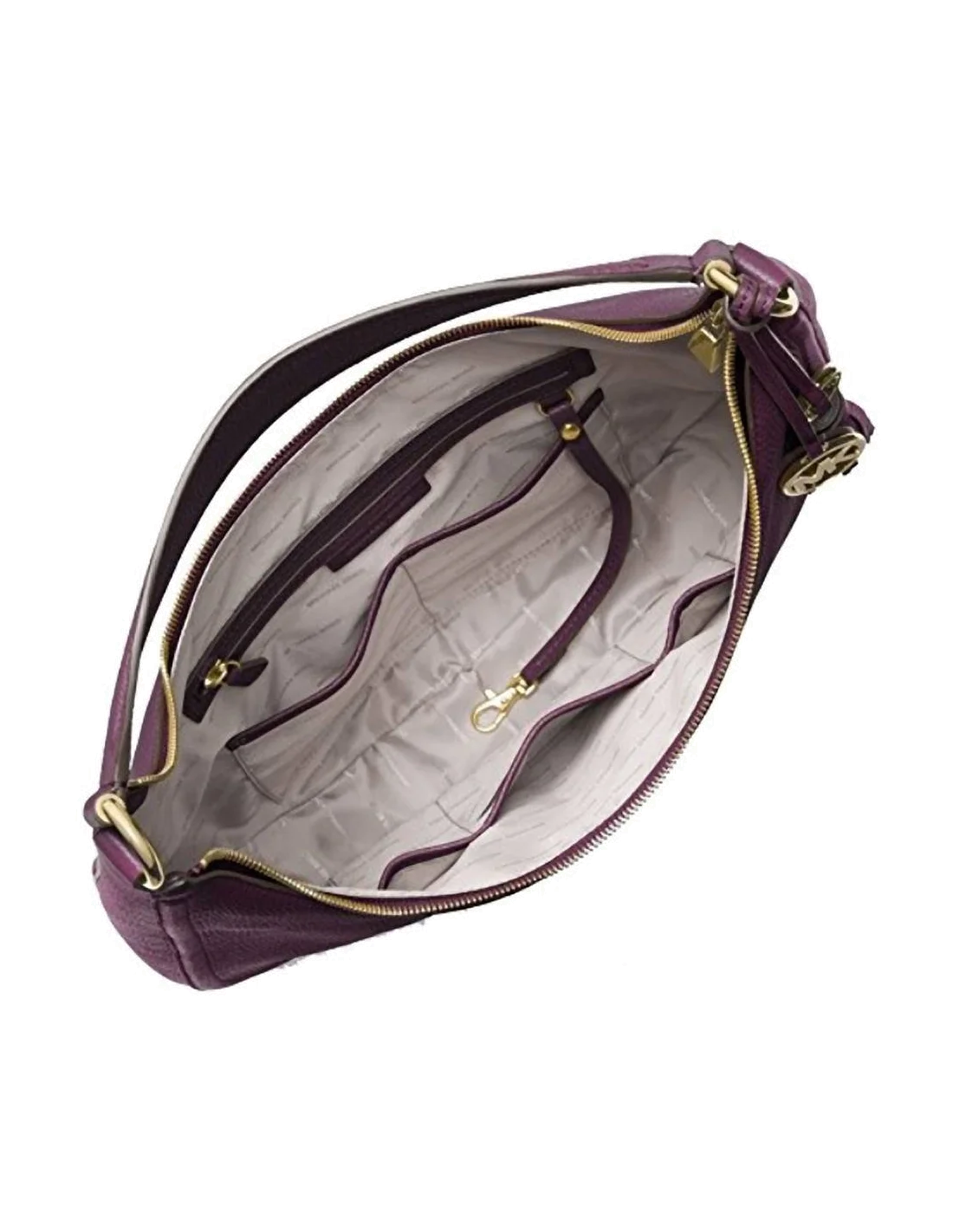 Sac à main Michael Kors Lydia en cuir violet vue 2