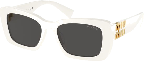 Lunettes de Soleil Miu Miu MU 07YS - Monture rectangle acétate pour femme vue 3