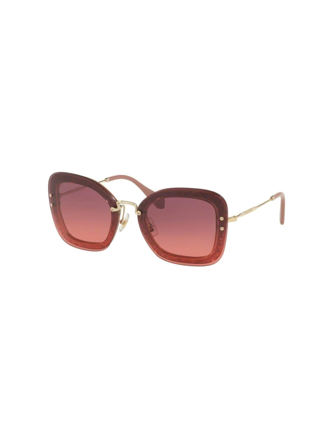 Lunettes de soleil Miu Miu MU02TS - Rouge