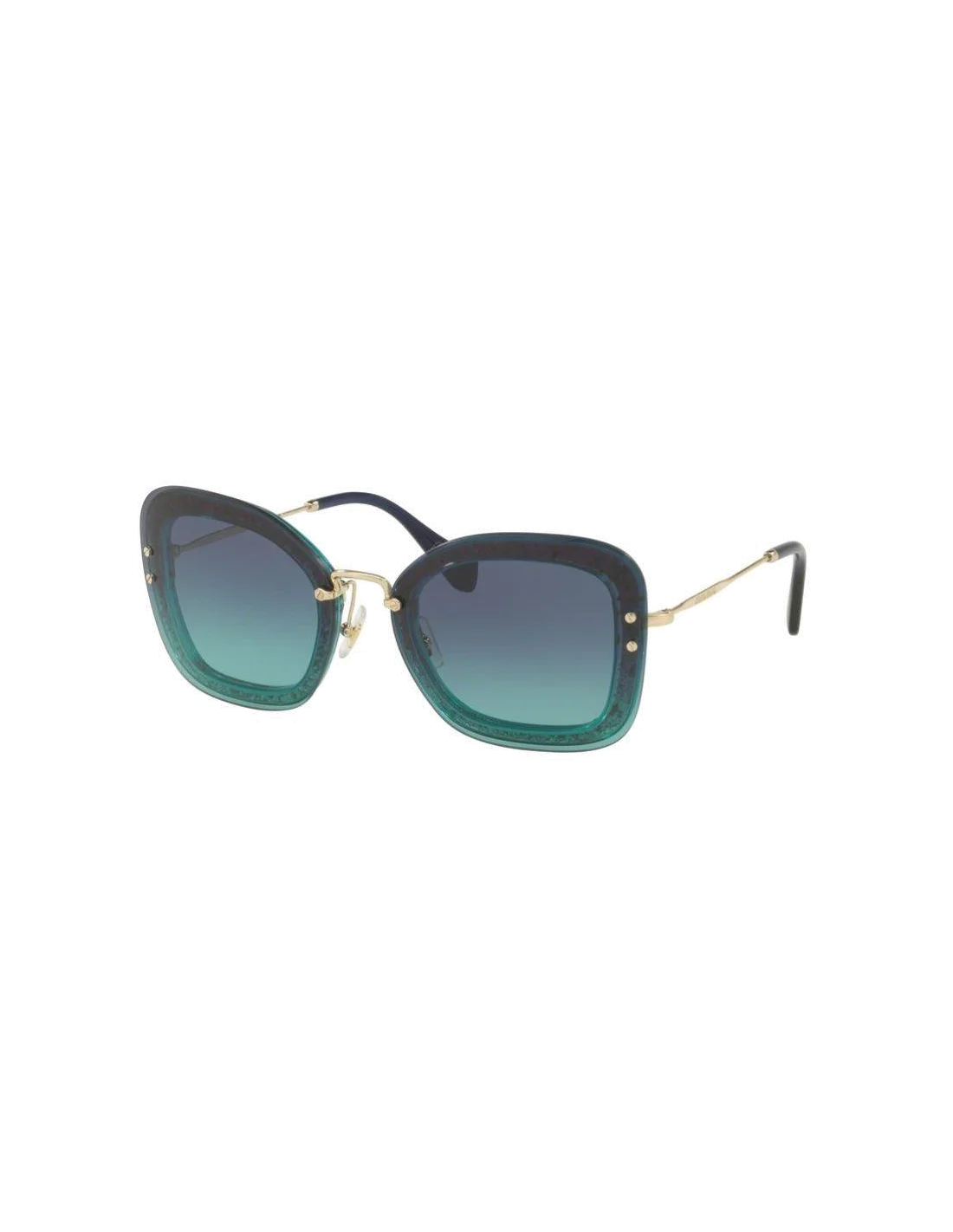 Lunettes de soleil Miu Miu MU02TS - Vert