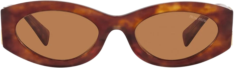Lunettes de soleil Miu Miu MU 11WS ovales en acétate