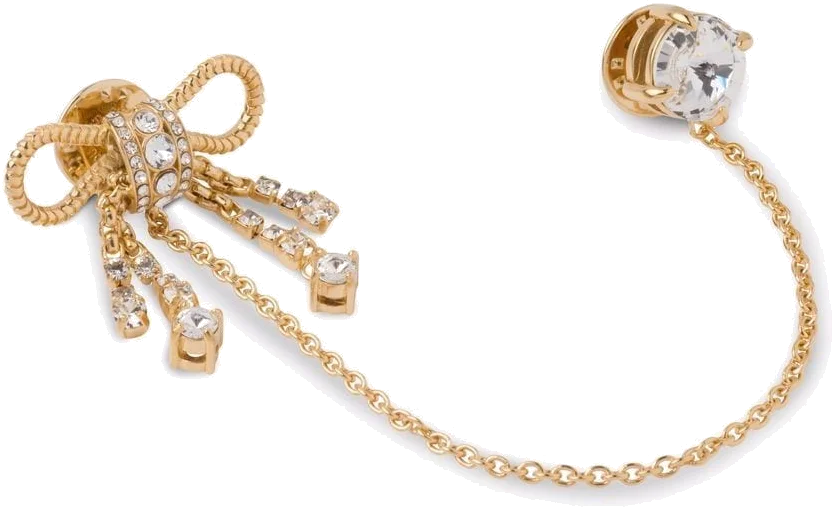 Broche Miu Miu 17704980 en plaqué or et zirconium pour femme vue 2