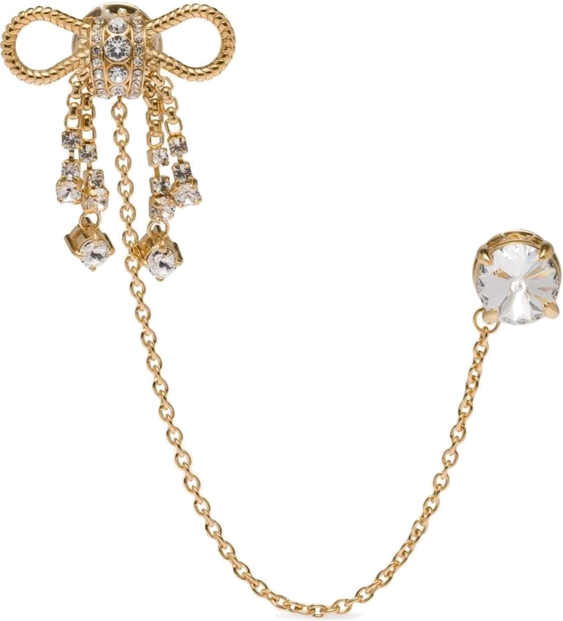 Broche Miu Miu 17704980 en plaqué or et zirconium pour femme