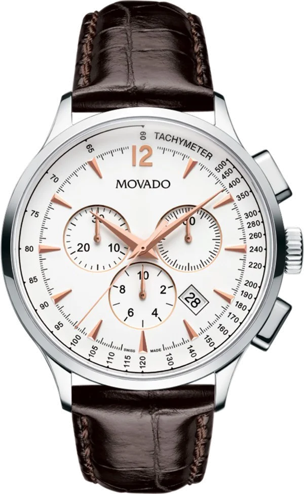 Montre Homme Movado 0606576 Marron vue 2