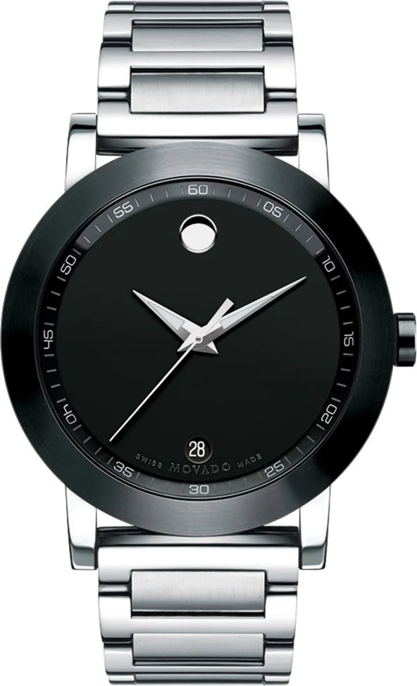 Montre Homme Movado Museum 0606604 Argent