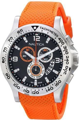 Montre Homme Nautica NST A19601G  Orange vue 2