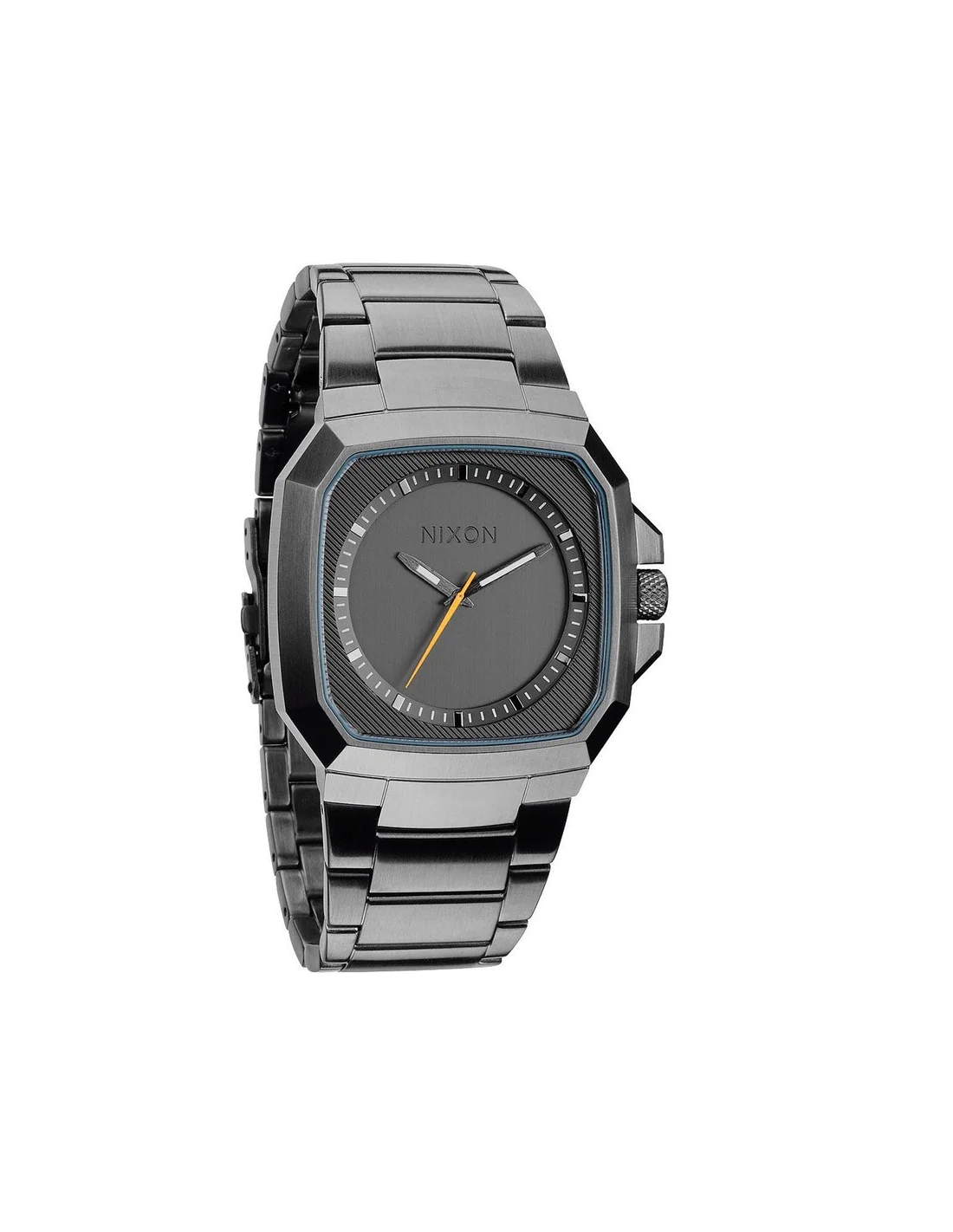 Montre homme Nixon The Deck A308-632 Bracelet gris foncé en acier inoxydable