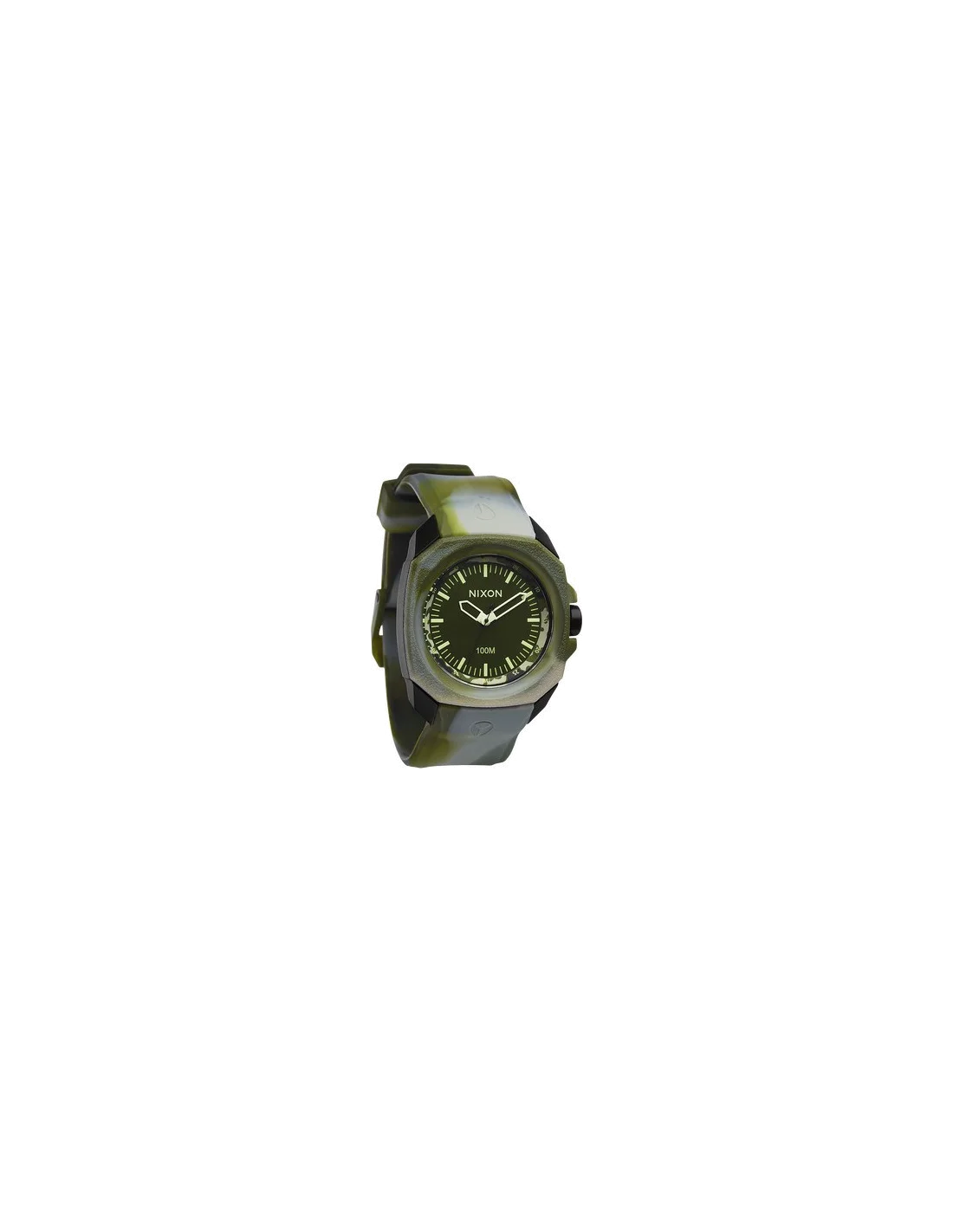Montre homme Nixon The Ruckus A349-1727 Bracelet vert en Polyuréthane