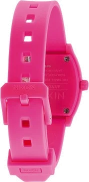 Montre Femme Nixon The Small Time Teller P A425-221 en Polyuréthane Rose vue 2
