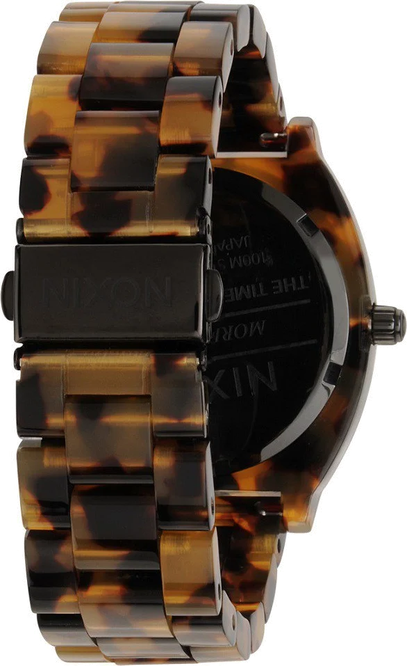 Montre Femme Nixon The Time Teller Acetate A327-646 Bracelet écailles de tortue vue 2