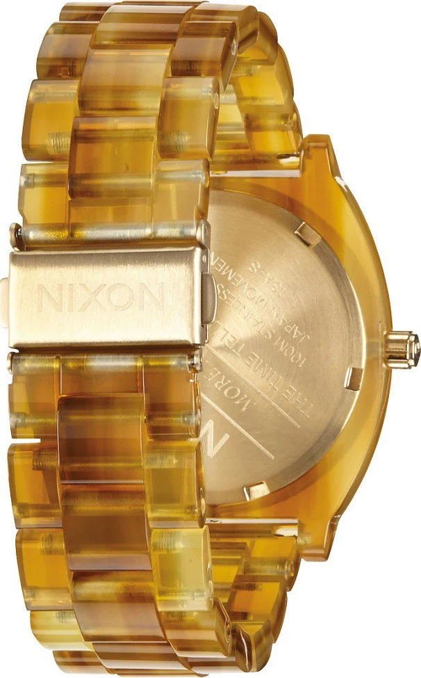 Montre Femme Nixon The Time Teller Acetate A327-1423 Bracelet de couleur ambre vue 2