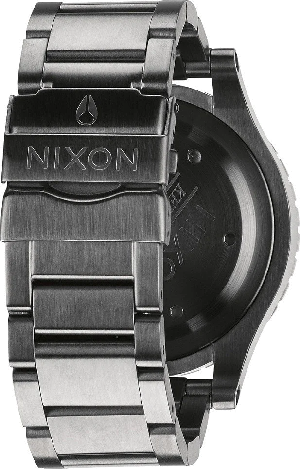 Montre Homme Nixon The 48-20 Chrono A486-632 Bracelet en acier anthracite vue 2