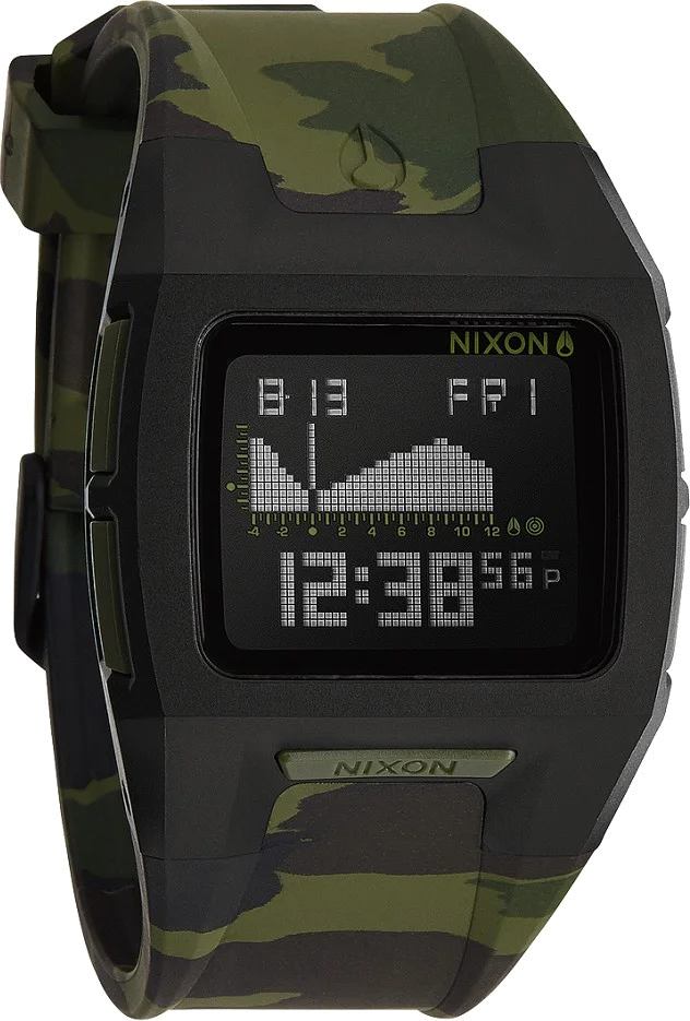 Montre Homme Nixon The Lodown II A289-1629 Bracelet militaire en polyuréthane