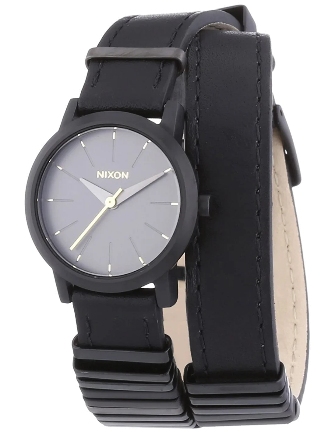 Montre Femme Nixon The kenzi wrap A403-1616 Bracelet en cuir noir vue 2